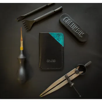 Peněženka The Wolf Hatti minimalistická peněženka - černomodrá