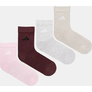 Ponožky adidas 6-pack JW6009 burgundské 83X, vel. 34/36