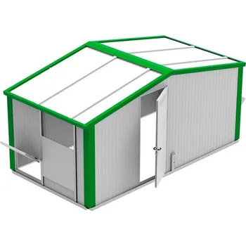 Mobilní kurník pro slepice, pojízdný kurník na drůbež na kolečkách pro 120 slepic COPELE