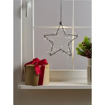 Vánoční dekorace Sinsay - Vánoční LED světýlka ve tvaru hvězdy - černá - 052FS-99M - 052FS-99M-ONE