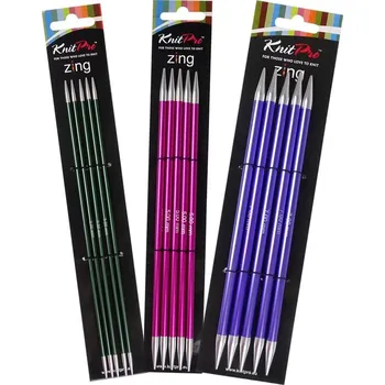 Nástroj na niť a příze KnitPro ponožkové jehlice Zing 20cm - 2mm