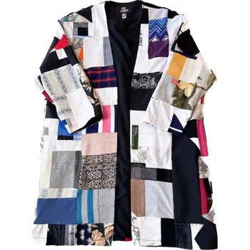 Dámský kabát City Folklore - ZERO WASTE KRIMONO JACKET Velikost: S/M