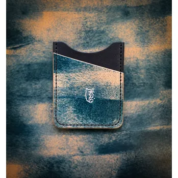 Peněženka The Wolf Notti minimalistická peněženka - modrá Barva: Modrá