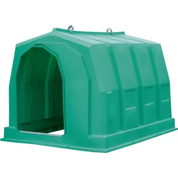 Přístřešek, plastový box, bouda pro telata, ovce a malé koně La GÉE 3 x 2,4 x 2,15 m
