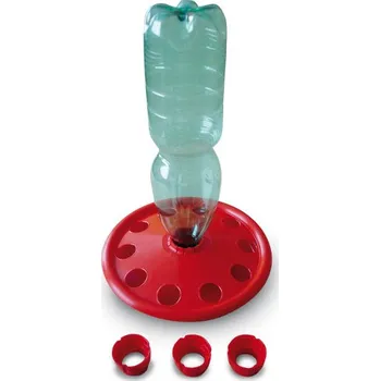 Chov hospodářského zvířete River Systems S.r.l. Napájecí miska pro kuřata na plastovou PET láhev