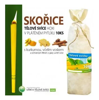 Tělové svíce HOXI se skořicí - 10ks
