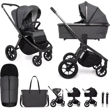 Kočárek MUUVO Kočárek kombinovaný Quick SE 2 set 2v1 Diamond graphite