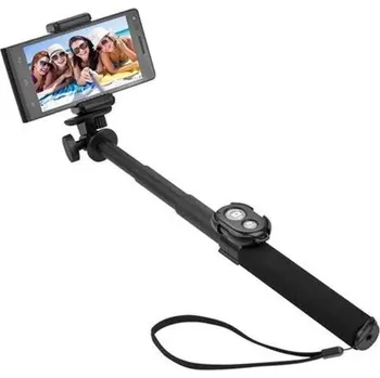 Selfie tyč GoGEN 5 Selfie tyč teleskopická, bluetooth, černá