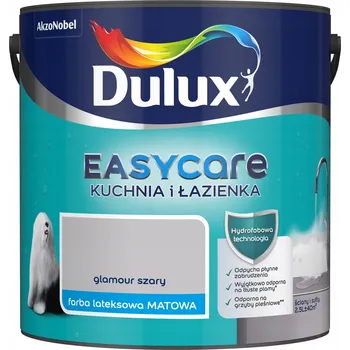 barva na zeď Barva Kuchyně a koupelna Dulux EASYCARE GLAMOUR ŠEDÁ matná 2,5L