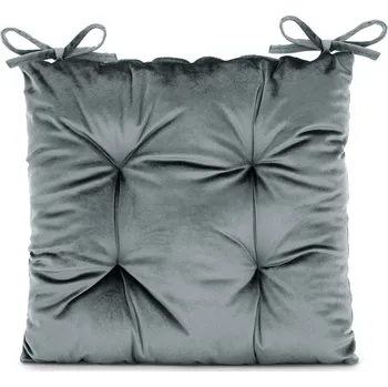 Polštář HOMEDE Polštář na židli ALEKSA grafitový 40x40