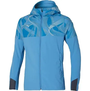 Běžecké oblečení Běžecká bunda Mizuno Paris Athlete Hooded Jacket 32GCB50327 Velikost textilu: M