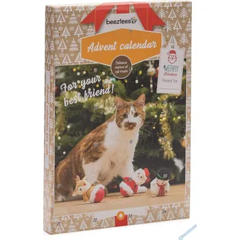 Pamlsek pro kočku Beeztees Purr adventní kalendář pro kočky 100 g