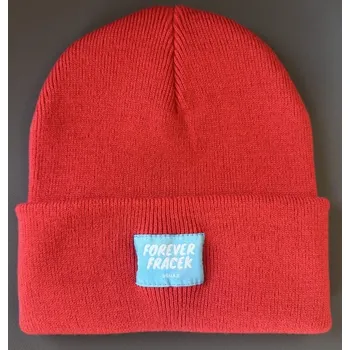 Čepice City Folklore unisex kulich - červený s modrou nášivkou FOREVER FRACEK