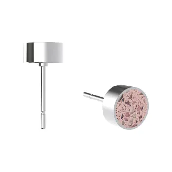 Náušnice Cappali naušnice ZEN6 - Terrazzo pink, růžové