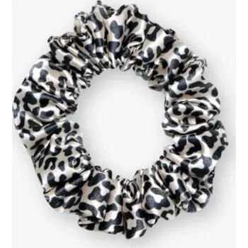MURU Saténová scrunchie gumička malá - Leopard