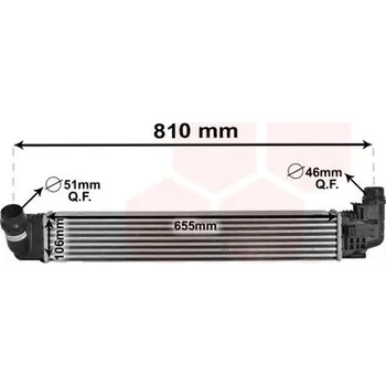 Chladič motoru Chladič turba VAN WEZEL 15004009