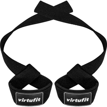 Trhačky VIRTUFIT Padded Lifting Straps Černé