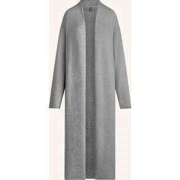 Dámské tričko Skims Dámská Lounge Bunda Textured Knit, dark heather grey, 40