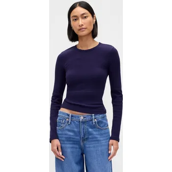 Dámské tričko Dámské žebrované triko GAP GAP modrá | světle modrá 3483010