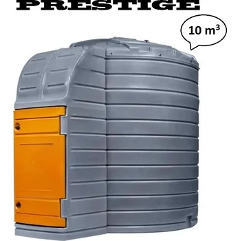 Nádrž na naftu dvouplášťová s velkou distribuční skříní SWIMER 10000 l verze PRESTIGE