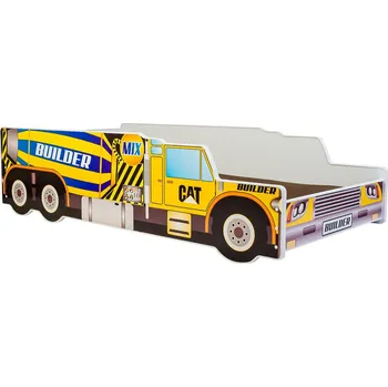 Dětská postel Jednolůžko Míchačka 140x70 s matrací