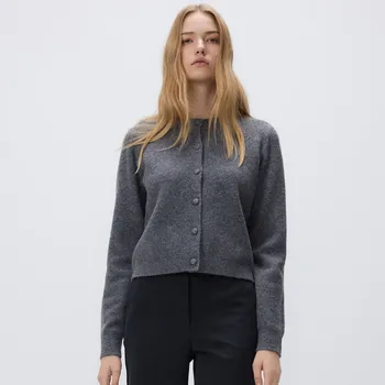 Dámské kalhoty Reserved - Flare kalhoty s páskem - světle šedá - ZR471-09M - ZR471-09M-38