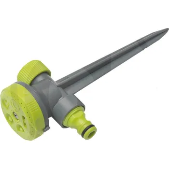 Zavlažovač Rozstřikovač s bodcem REHAU plastový zavlažovač na hadici přípoj rychlospojka na 70 m2