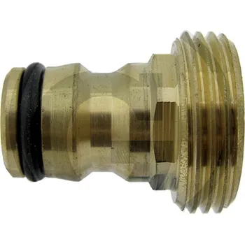 Mosazná hadicová přípojka na rychlospojky pro zahradní hadice na vodu 1/2" vnější závit