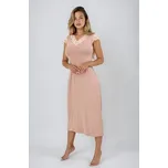 Luxusní noční košilka Langu světle hnědá XXL - Dárková krabička