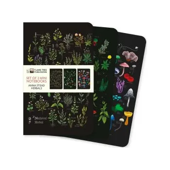 Beletrie pro dospělé Anna Stead: Herbals Set of 3 Mini Notebooks (FLAME TREE)(Pevná)