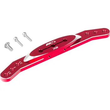 RC vybavení MKS | Dvouramenná kovová páka zahnutá 63/76/89mm HBL8X0/38X/38 MKSO02015-12