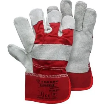 Pracovní zástěra Pracovní rukavice DURABLE z hovězí štípenky v dlani, podšívka, manžeta, velikost 10
