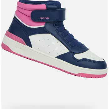 Dětská móda Dětské tenisky Geox Washiba Girl GEOX modrá | bílá | fuchsiová 3483027