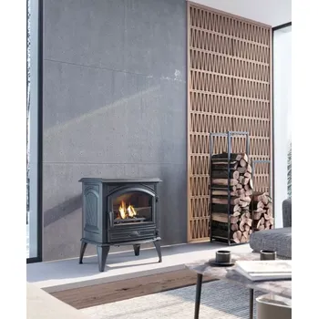 Krbová kamna DOVRE 640 WD litinová krbová kamna černá