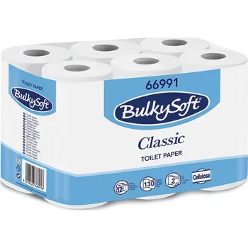 Toaletní papír Jemný toaletní papír - Bulkysoft 2 vrstvý 100% celulóza 12 ks