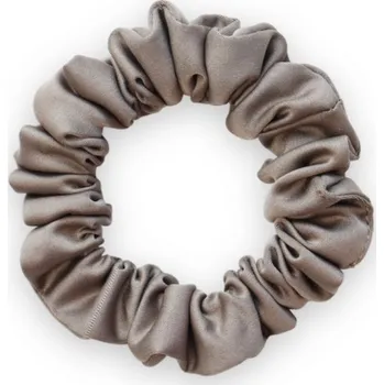 MURU Saténová gumička úzká - kávová