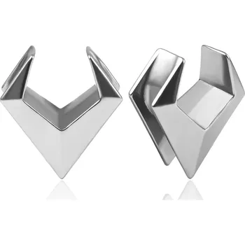 Přívěsek OTHER Tunel / Plug / Roztahovák - stříbrný GEOM Velikost: 22 mm