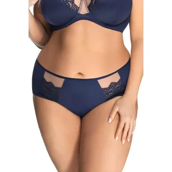 Dámské spodní prádlo Dámské kalhotky 442 Luisse blue - GORSENIA tmavě modrá XXL