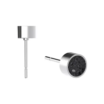 Náušnice Cappali naušnice ZEN5 - Terrazzo black, černé