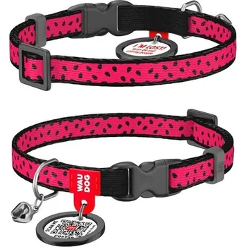 Obojek cat nylon WAUDOG Melon 20-30cm/1cm Melon