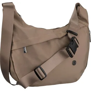 Kabelka Dámská kabelka v tmavě béžové barvě s vnější kapsou - Peterson