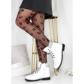 Dámská zimní obuv Cathay moda Bílé zateplené farmářky 3457-55WH.G Velikost: 38