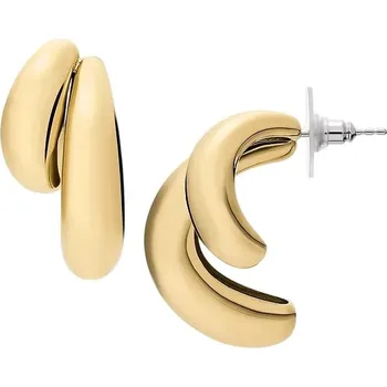 Náušnice Fossil Luxusní visací pozlacené náušnice JF04898710 + 2 měsíce na vrácení zboží