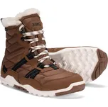 DOPRODEJ XERO Alpine dámská zimní barefoot obuv Rubber Brown Eggshell 37,5