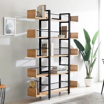 regál Max-i Policový regál KILIS NEW TYP 2 dub / černá