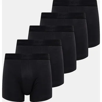 Pánské spodní prádlo Boxerky Hollister Co. 5-pack pánské, černá barva, KI314-4016 KI314.4016.900 99X, vel. XS