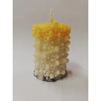 Svíčka Svíčka vonná z palmového vosku - bublinka - Banán