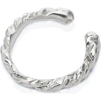 Náušnice La Dominique earcuff stříbrná náušnice Barva: Stříbro porhodiované - gunmetal barva