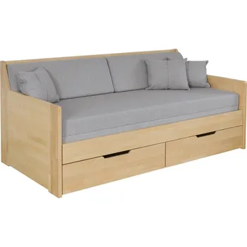 Postel Mrava Rozkládací postel Otela povrchová úprava: přírodní buk, rozměr: 80x200, matrace: matrace 10cm bez opěrek