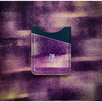 Peněženka The Wolf Notti minimalistická peněženka - vínová Barva: Fialová